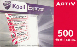 PREPAID PHONE CARD KAZAKISTAN (CK4708 - Kazajstán