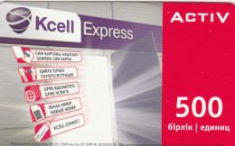 PREPAID PHONE CARD KAZAKISTAN (CK4689 - Kazajstán