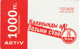 PREPAID PHONE CARD KAZAKISTAN (CK4650 - Kazajstán