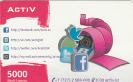 PREPAID PHONE CARD KAZAKISTAN (CK4655 - Kazajstán