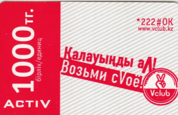 PREPAID PHONE CARD KAZAKISTAN (CK4649 - Kazakhstan