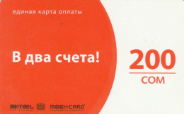 PREPAID PHONE CARD KIRGHIZISTAN (CK4586 - Kirgizië