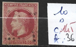 EMISSIONS GENERALES 10 Oblitéré Côte 145 € - Napoléon III.