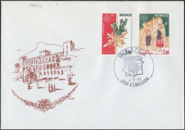 Europa CEPT 1981 Monaco FDC1 Y&T N°1273 à 1274 - Michel N°1473 à 1474 - 1981