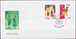 Europa CEPT 1981 Monaco FDC2 Y&T N°1273 à 1274 - Michel N°1473 à 1474 - 1981