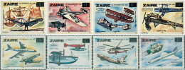 79720 MNH ZAIRE 1985 50 ANIVERSARIO DEL SERVICIO AEREO REGULAR BRUSELAS-KINSHASA - Unused Stamps