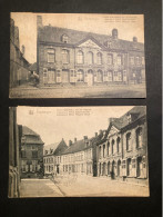 SET Two Postcard CPA Belgium Belgique Poperinge Poperinghe Hotel Skindles - Poperinge