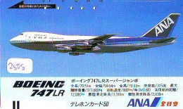 Télécarte JAPON * FRONTBAR 110-18447  * AVION (2808)  AVIATION * AIRLINE Phonecard  JAPAN AIRPLANE * FLUGZEUG - Aviones