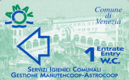 CARTA SERVIZI WC COMUNE VENEZIA (CK4967 - Other & Unclassified