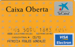 CARTA CREDITO CAIXA OBERTA SCADUTA 2008 (CK4960 - Credit Cards (Exp. Date Min. 10 Years)