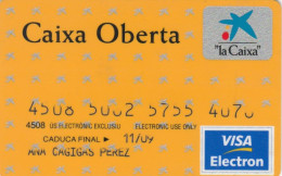 CARTA CREDITO CAIXA OBERTA SCADUTA 2008 (CK4956 - Credit Cards (Exp. Date Min. 10 Years)