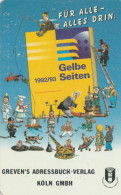 PHONE CARD GERMANIA SERIE S (CK6294 - S-Reeksen : Loketten Met Reclame Van Derden