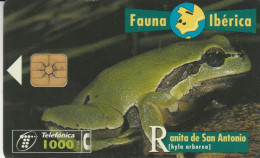 PHONE CARD SPAGNA FAUNA IBERICA (CK7082 - Emissions Basiques