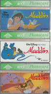 PHONE CARD SERIE 3 SCHEDE REGNO UNITO ALADDIN -LANDIS (CK7324 - BT Edición Publicitaria