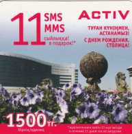 PREPAID PHONE CARD KAZAKISTAN-FORMA QUADRATA (CK7304 - Kazakhstan