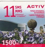 PREPAID PHONE CARD KAZAKISTAN-FORMA QUADRATA (CK7302 - Kazakistan