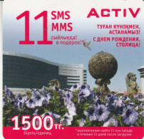 PREPAID PHONE CARD KAZAKISTAN-FORMA QUADRATA (CK7301 - Kazakhstan