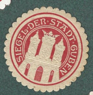 Cachet De Fermeture   -  Siegel  Der  Stadt - Guben - Seals Of Generality