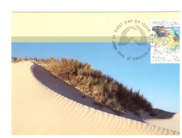 FDC 11 JUIN 1992 LANDCARE DUNE CARE - Maximumkarten (MC)