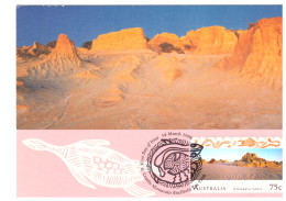 FDC 14 MARS 1996 WILLANDRA LAKES - Maximumkarten (MC)