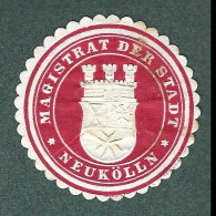 Cachet De Fermeture   -  Neukolln -  Magistrat Der Stadt - Seals Of Generality