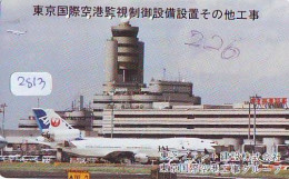 Télécarte JAPON * JAL *  AVION (2813)  AVIATION * AIRLINE Phonecard  JAPAN AIRPLANE * FLUGZEUG * VLIEGTUIG - Flugzeuge