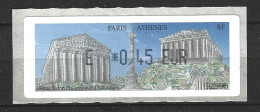 FRANCE. Vignette à 0,45€. Parthenon/Panthéon. - Monumenti