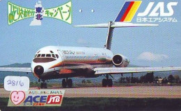 Télécarte JAPON * JTB *  AVION (2816) JAS *  AVIATION * AIRLINE Phonecard  JAPAN AIRPLANE * FLUGZEUG * VLIEGTUIG - Flugzeuge