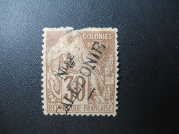 Nouvelle Calédonie Stamps French Colonies N° 30 Neuf * NSG Défectueux C: 130 € - Otros & Sin Clasificación