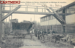 RARE FRESNES MAISON L. LAIR ANCIEN CHATEAU DE BERNY TRANSFORME EN FABRIQUE DE MEUBLES INDUSTRIE USINE METIER CHAISES - Fresnes