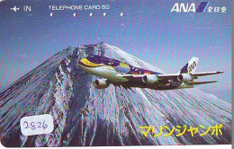 Télécarte JAPON * ANA  *  AVION (2826) *  AVIATION * AIRLINE Phonecard  JAPAN AIRPLANE * FLUGZEUG * VLIEGTUIG - Aerei