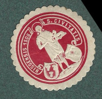 Cachet De Fermeture   - Nissensis 1508  S Civitatis - Seals Of Generality