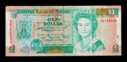 Belice Belize 1 Dollar 1990 Pick 51 Mbc Vf - Belice
