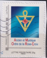 Montimbramoi "Ancien Et Mystique Ordre De La Rose Croix" (o) Sur Fragment - Used Stamps