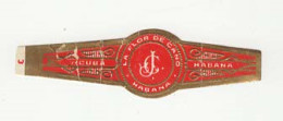 BAGUE DE CIGARE CUBA HABANA LA FLOR DE CANO - Bagues De Cigares