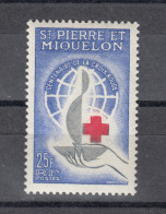 Saint Pierre & Miquelon -  1963  Red Cross - MNH (e-228) - Nuevos