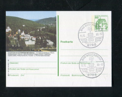 "BUNDESREPUBLIK DEUTSCHLAND" Bildpostkarte Mit Bildgleichem Stempel Ex "BAD BRUECKENAU" (4207) - Illustrated Postcards - Used