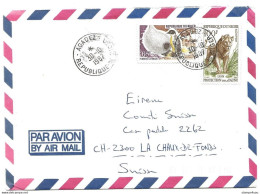 136 - 95 - Enveloppe Envoyée De Agadez En Suisse 1987 - Niger (1960-...)