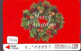 Carte Prépayée Japon * NOËL * WEIHNACHTEN (2297) CHRISTMAS * KERST * NAVIDAD * NATALE - Kerstmis