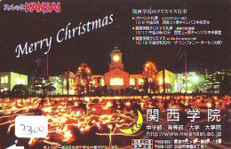 Carte Prépayée Japon * NOËL * WEIHNACHTEN (2300) CHRISTMAS * KERST * NAVIDAD * NATALE - Christmas