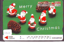 Carte Prépayée Japon * NOËL * WEIHNACHTEN (2301) CHRISTMAS * KERST * NAVIDAD * NATALE - Navidad