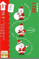 Carte Prépayée Japon * NOËL * WEIHNACHTEN (2303) CHRISTMAS * KERST * NAVIDAD * NATALE - Noel