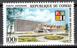 REPUBLICA DEL CONGO 1965 - AYUNTAMIENTO DE BRAZZAVILLE - YVERT AEREO 26** - Mint/hinged