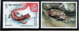 San Marino 2021 . EUROPA CEPT ( Fauna, Amphibians, Crabs). 2v. - Unused Stamps