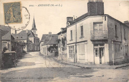 Andigné        49         Le Bourg  Une Rue. Café Ecurie        (voir Scan) - Other & Unclassified