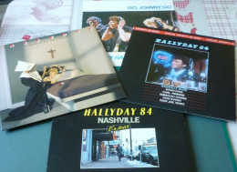 JOHNNY HALLYDAY - LP - 33T - Disque Vinyle - Coffret étui 2 Disques - Hallyday 84 Nashville - 818642 - Rock