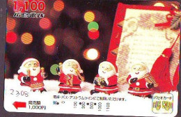 Carte Prépayée Japon * NOËL * WEIHNACHTEN (2308) CHRISTMAS * KERST * NAVIDAD * NATALE - Christmas