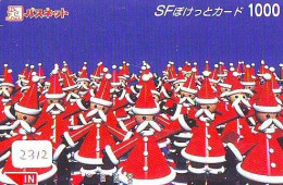 Carte Prépayée Japon * NOËL * WEIHNACHTEN (2312) CHRISTMAS * KERST * NAVIDAD * NATALE - Kerstmis