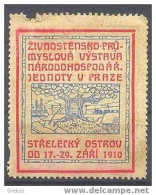 Werbemarke Cindarella Poster Stamp Landwirtschaftsausstellung Ostrov 1910 #20 - Erinnophilie