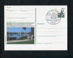 "BUNDESREPUBLIK DEUTSCHLAND" Bildpostkarte Mit Bildgleichem Stempel Ex "BAD WALDSEE" (4224) - Illustrated Postcards - Used